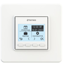 Терморегулятор terneo pro, білий