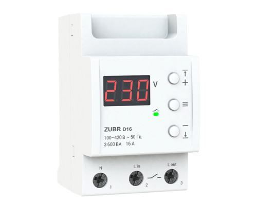 Реле напруги ZUBR D16