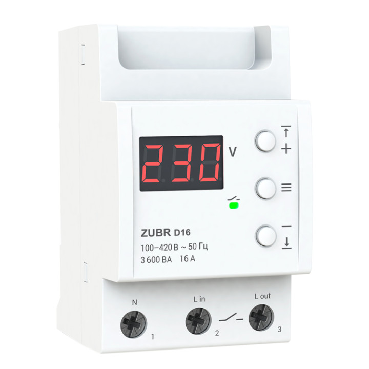 Реле напруги ZUBR D16 · ZUBR · d16
