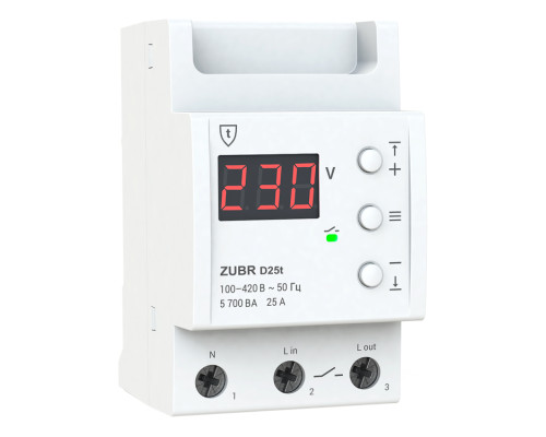 Реле напруги ZUBR D25t