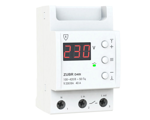 Реле напруги ZUBR D40t