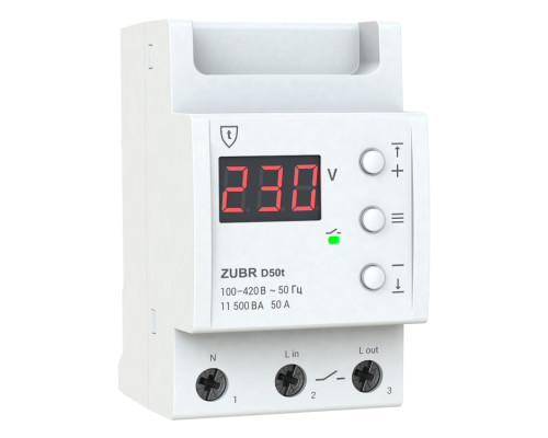 Реле напруги ZUBR D50t