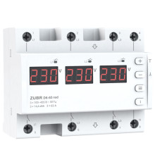 Реле напруги ZUBR D6-63 red