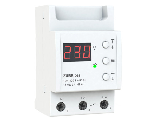 Реле напруги ZUBR D63