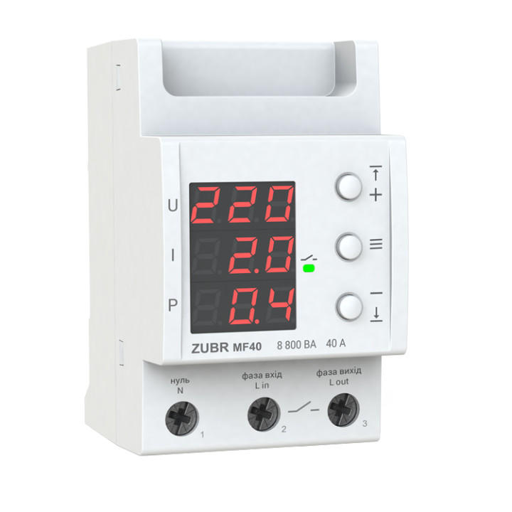 Мультифункціональне реле ZUBR MF 40 · ZUBR · mf40