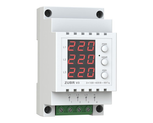 Трифазний вольтметр ZUBR V3