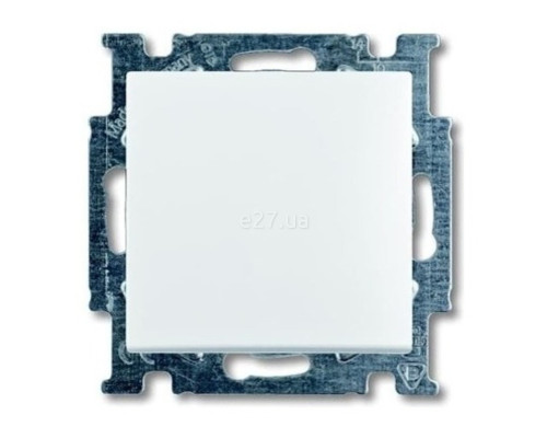 Перемикач прохідний 1-клавішний ABB 2CKA001012A2142 Basic55 2006/6 UC-94-507, альпійський білий