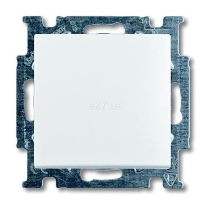 Перемикач прохідний 1-клавішний ABB 2CKA001012A2142 Basic55 2006/6 UC-94-507, альпійський білий · ABB · abb-2cka001012a2142