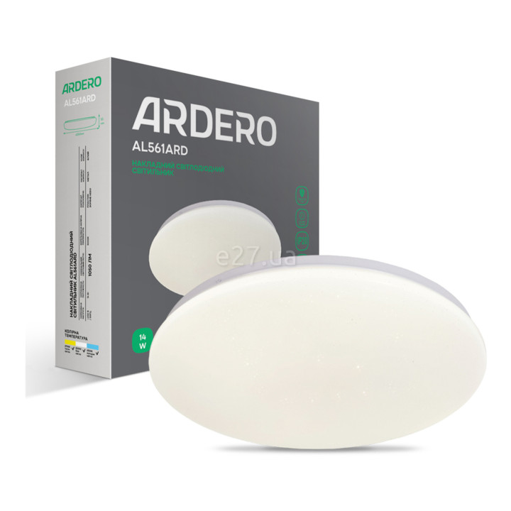 Стельовий світильник Ardero 30554 AL561ARD 14W 5000К зоряне небо, 14 Вт, 1050 лм, 5000К · Ardero · ardero-30554