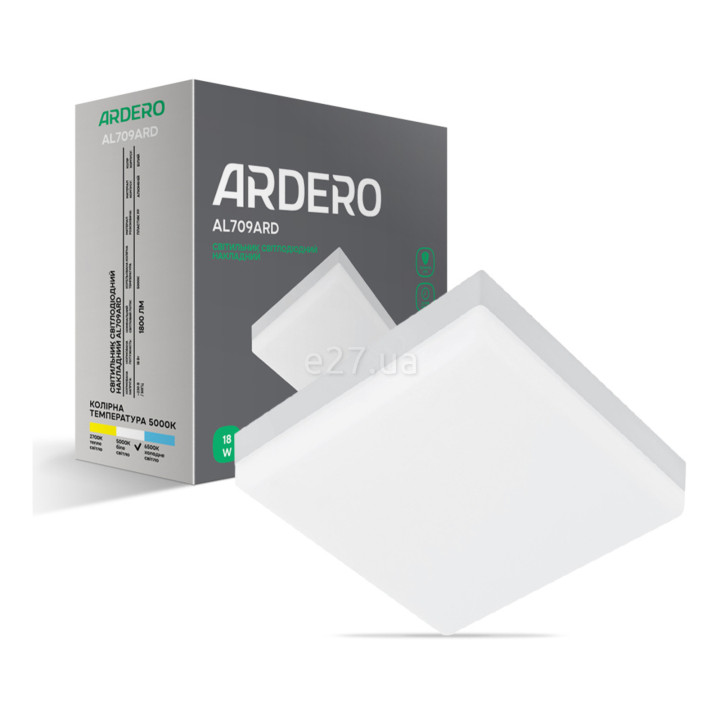 Точковий світильник Ardero 80005 AL709ARD, 18 Вт, 1800 лм, 5000К · Ardero · ardero-80005