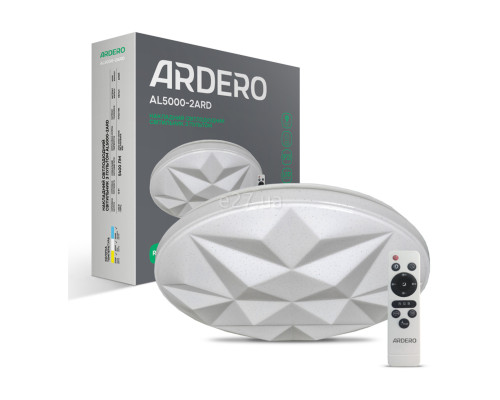 Люстра Ardero 80050 AL5000-2ARD AMBER 72W RGB, 72 Вт, 5040 лм, 2700К-6500К+RGB
