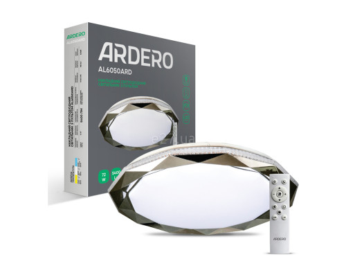 Люстра Ardero 80053 AL6050ARD 72W LEGEND, 72 Вт, 5040 лм, 2700К-6500К