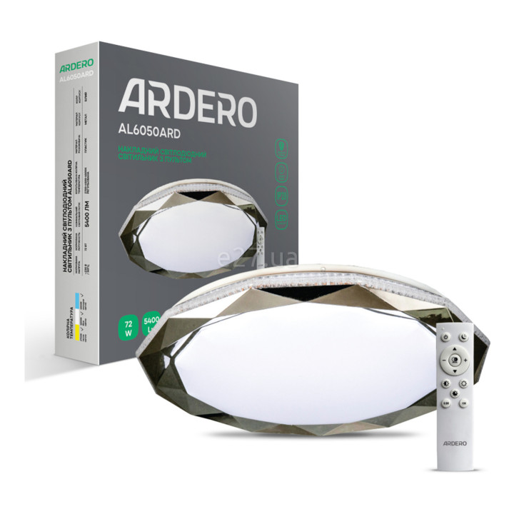 Люстра Ardero 80053 AL6050ARD 72W LEGEND, 72 Вт, 5040 лм, 2700К-6500К · Ardero · ardero-80053