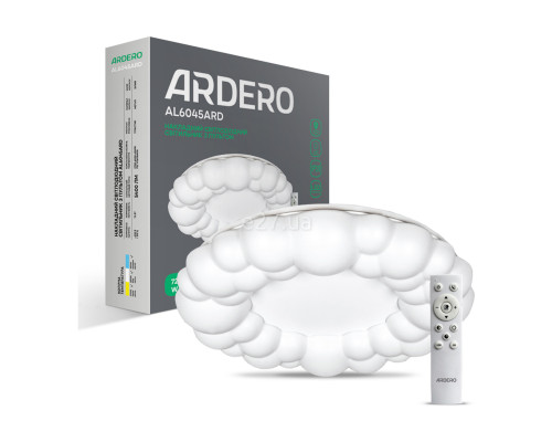 Люстра Ardero 80056 AL6045ARD 72W ASTER, 72 Вт, 5400 лм, 2700К-6500К