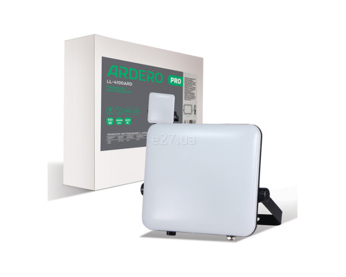 Прожектор Ardero 80228 Pro LL-4100ARD, 100 Вт, 10000 лм, 6500K