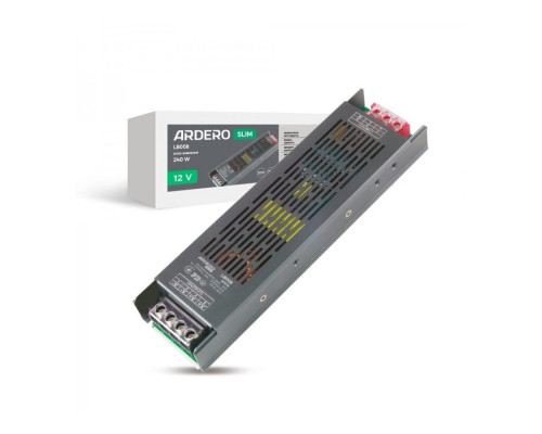 Блок живлення Ardero 80578 LB008, 12V DC, 240 Вт