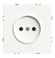 Розетка 220В Ardero 80716 Soft ER111-W, 16A, білий, пластик, для врізного монтажу