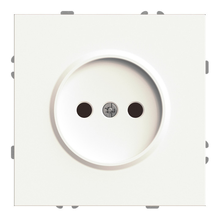 Розетка 220В Ardero 80716 Soft ER111-W, 16A, білий, пластик, для врізного монтажу · Ardero · ardero-80716