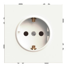 Розетка 220В Ardero 80717 Soft ER121-W, 16A, білий, пластик, для врізного монтажу · Ardero · ardero-80717