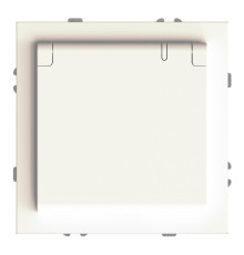 Розетка 220В Ardero 80718 Soft ER131-W, 16A, білий, пластик, ip20, із захисною кришкою, зі шторками, для врізного монтажу