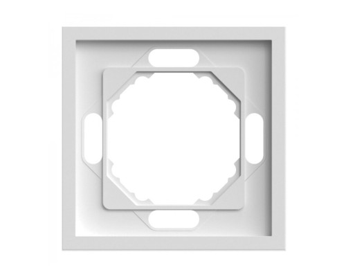 Рамка 1 пост Ardero 80728 Soft EF101-W, білий, пластик