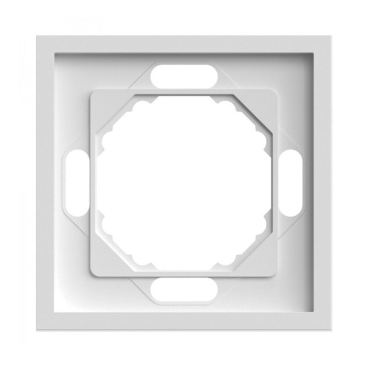 Рамка 1 пост Ardero 80728 Soft EF101-W, білий, пластик · Ardero · ardero-80728