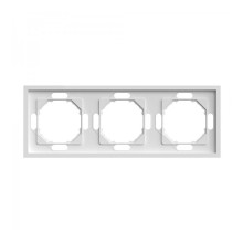 Рамка 3 поста Ardero 80730 Soft EF103-W, білий, пластик · Ardero · ardero-80730