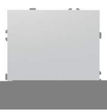 Перемикач прохідний 1-клавішний Ardero 80786 Soft EV121-S, 10A, срібло, пластик, ip20, для врізного монтажу