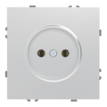 Розетка 220В Ardero 80794 Soft ER111-S, 16A, срібло, пластик, для врізного монтажу · Ardero · ardero-80794
