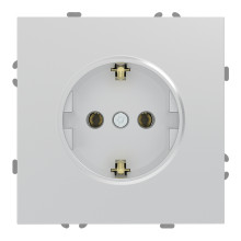 Розетка 220В Ardero 80795 Soft ER121-S, 16A, срібло, пластик, для врізного монтажу · Ardero · ardero-80795