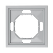 Рамка 1 пост Ardero 80806 Soft EF101-S, срібло, пластик · Ardero · ardero-80806