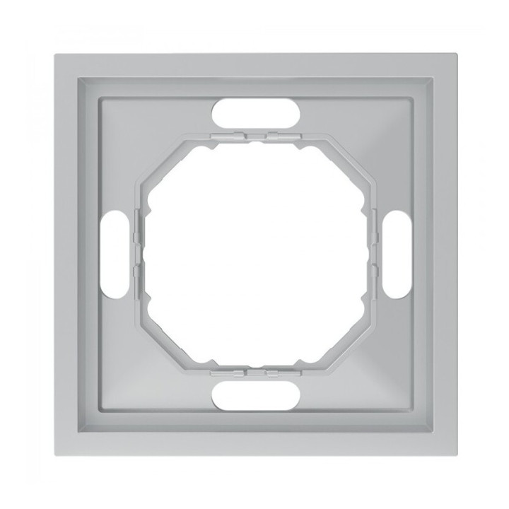 Рамка 1 пост Ardero 80806 Soft EF101-S, срібло, пластик · Ardero · ardero-80806