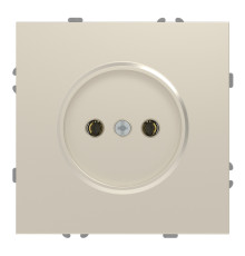 Розетка 220В Ardero 80820 Soft ER111-C, 16A, шампань, пластик, для врізного монтажу