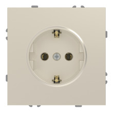 Розетка 220В Ardero 80821 Soft ER121-C, 16A, шампань, пластик, для врізного монтажу · Ardero · ardero-80821