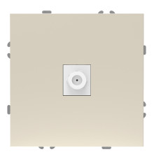 Розетка TV одиночна Ardero 80825 Soft ER141TV-C, шампань, пластик, ip20, для врізного монтажу
