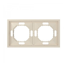 Рамка 2 поста Ardero 80833 Soft EF102-C, шампань, пластик · Ardero · ardero-80833