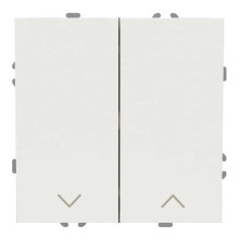 Вимикач для жалюзі Ardero 81087 Soft EV152-W, 10A, білий, пластик, ip20, для врізного монтажу · Ardero · ardero-81087