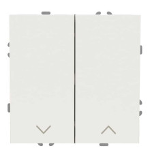 Вимикач для жалюзі Ardero 81087 Soft EV152-W, 10A, білий, пластик, ip20, для врізного монтажу