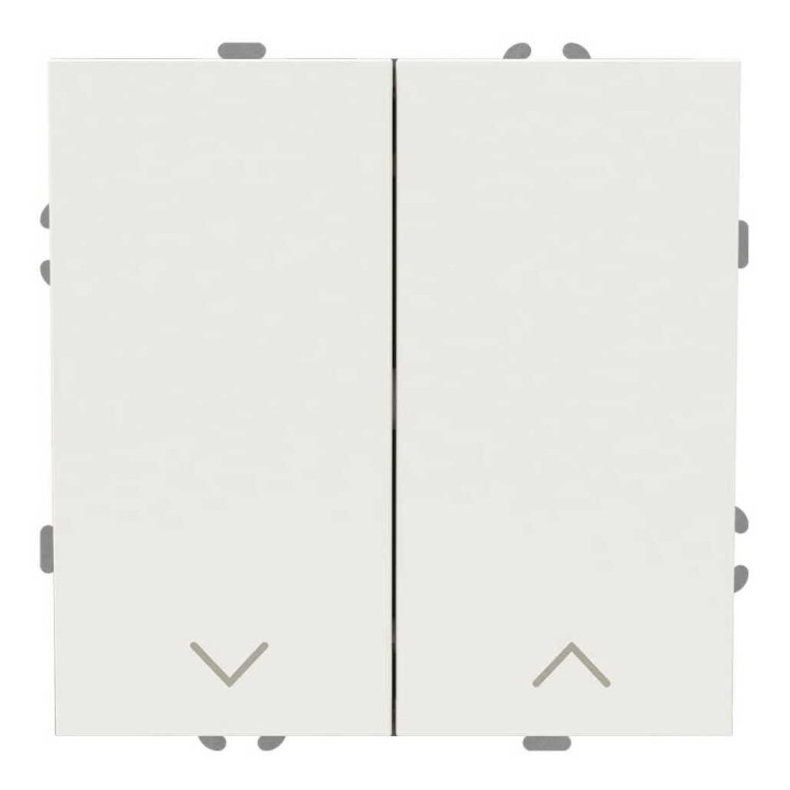 Вимикач для жалюзі Ardero 81087 Soft EV152-W, 10A, білий, пластик, ip20, для врізного монтажу · Ardero · ardero-81087