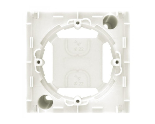 Коробка для зовнішнього монтажу Ardero 81089 Soft EF111-W, білий, пластик