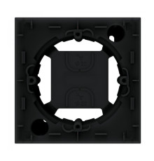 Коробка для зовнішнього монтажу Ardero 81090 Soft EF111-B, чорний, пластик