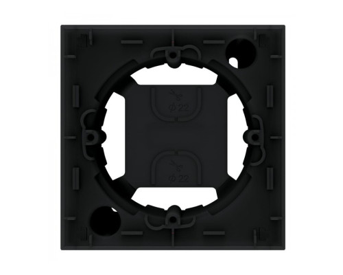 Коробка для зовнішнього монтажу Ardero 81090 Soft EF111-B, чорний, пластик