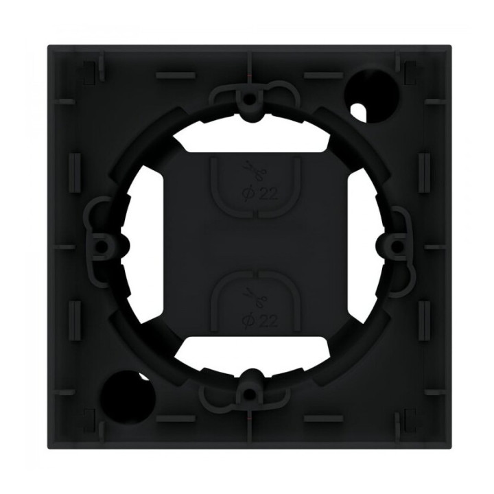 Коробка для зовнішнього монтажу Ardero 81090 Soft EF111-B, чорний, пластик · Ardero · ardero-81090