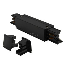 Центральне введення живлення 3 фази Azzardo AZ2977 TRACK 3LINE POWER + 2 x END CAP BK