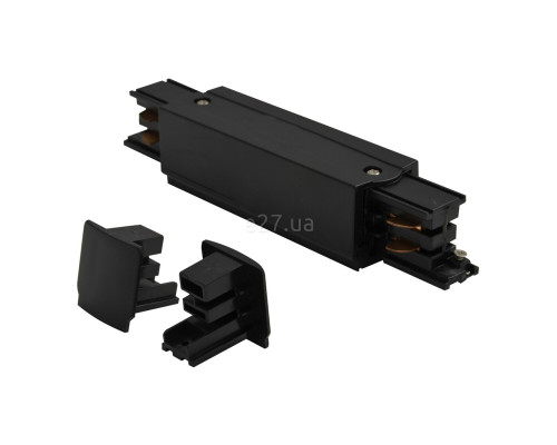 Центральне введення живлення 3 фази Azzardo AZ2977 TRACK 3LINE POWER + 2 x END CAP BK