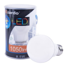 Лампа світлодіодна Azzardo AZ4020 LAMPA LED E27 DIMM 2700K 8,5W BALL WH, A60 8.5W 2700K E27 Dimmable, 360° · Azzardo · azzardo-az4020