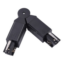 Гнучке з'єднання 3 фази Azzardo AZ4286 TRACK 3LINE ADJUSTABLE CONNECTOR BK · Azzardo · azzardo-az4286