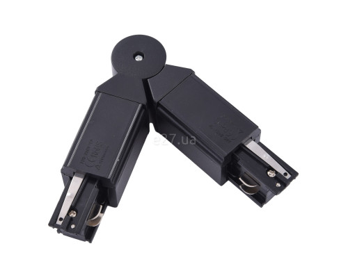 Гнучке з'єднання 3 фази Azzardo AZ4286 TRACK 3LINE ADJUSTABLE CONNECTOR BK