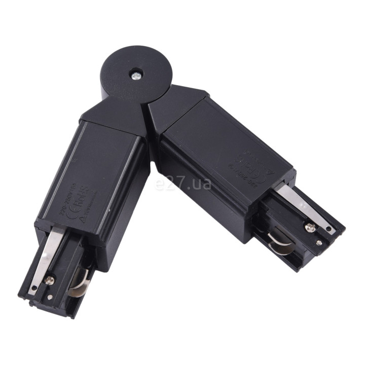 Гнучке з'єднання 3 фази Azzardo AZ4286 TRACK 3LINE ADJUSTABLE CONNECTOR BK · Azzardo · azzardo-az4286