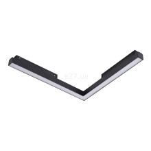 Магнітний трековий світильник Azzardo AZ4613 Saga TRACK MAGNETIC CORNER A 24W MILKY120 3000K BK, 24 Вт, 1200 лм, 3000K · Azzardo · azzardo-az4613
